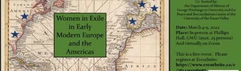 Mar 4-5 | Workshop: Women in Exile in Early Modern Europe and the Americas